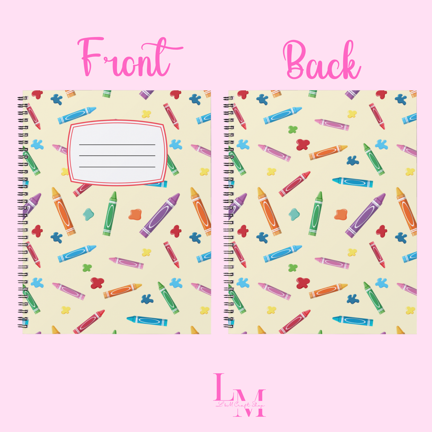 Crayons Notebook Sticker