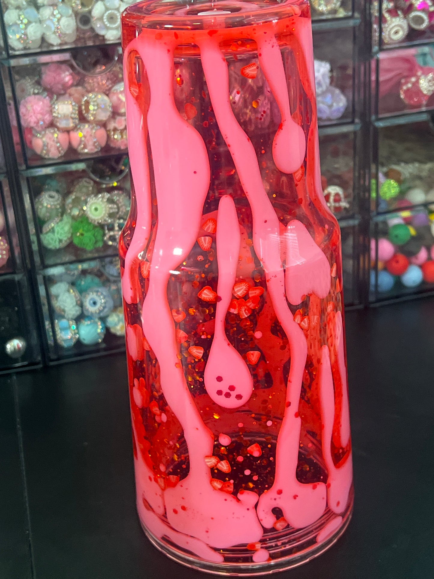 STRAWBERRY PREMADE TUMBLER