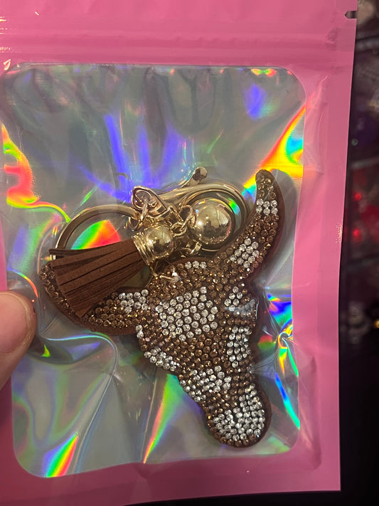 Cow Skull - Keychain Bling