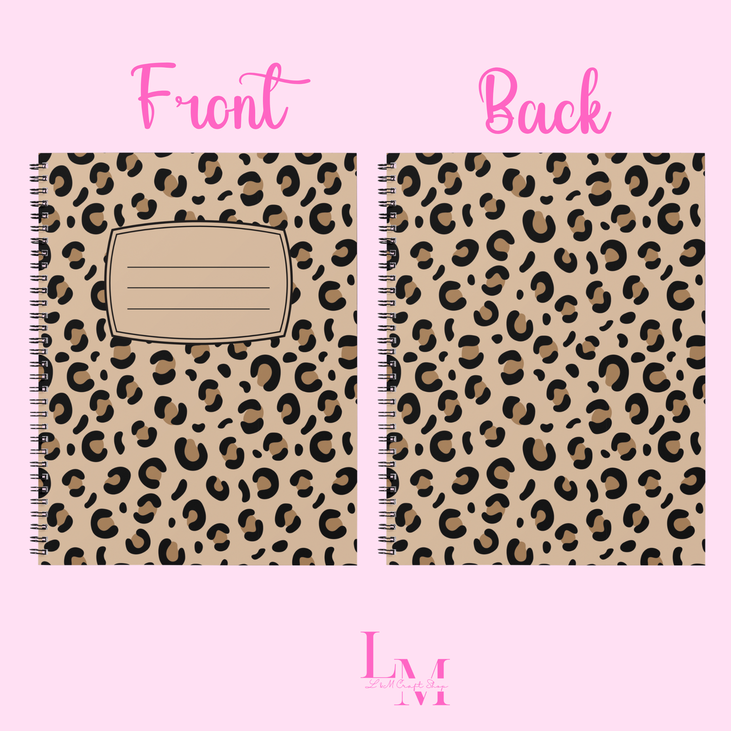 Leopard Print 2 Notebook Sticker