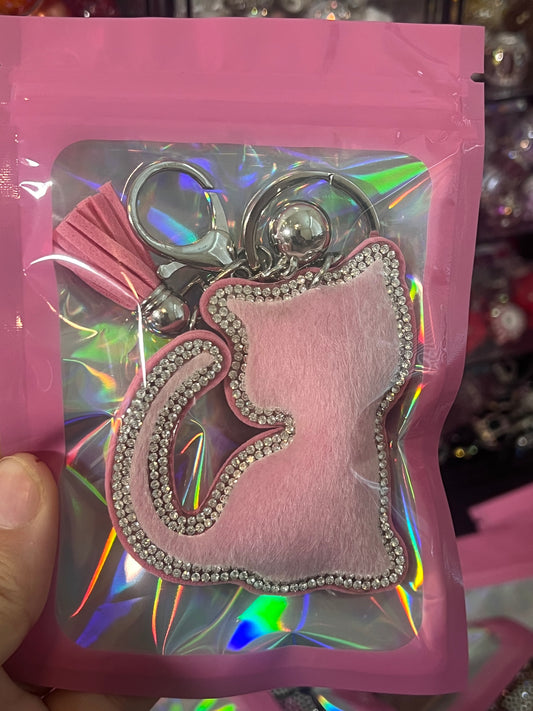 Cat PINK - Keychain Bling