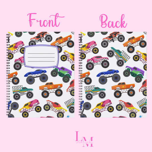 Trucks Notebook Sticker