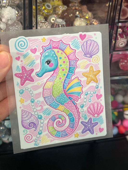 Seahorse  - GLOW IN THE DARK WRAP
