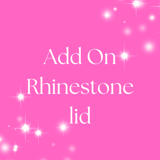 Rhinestone lid 16oz/20oz