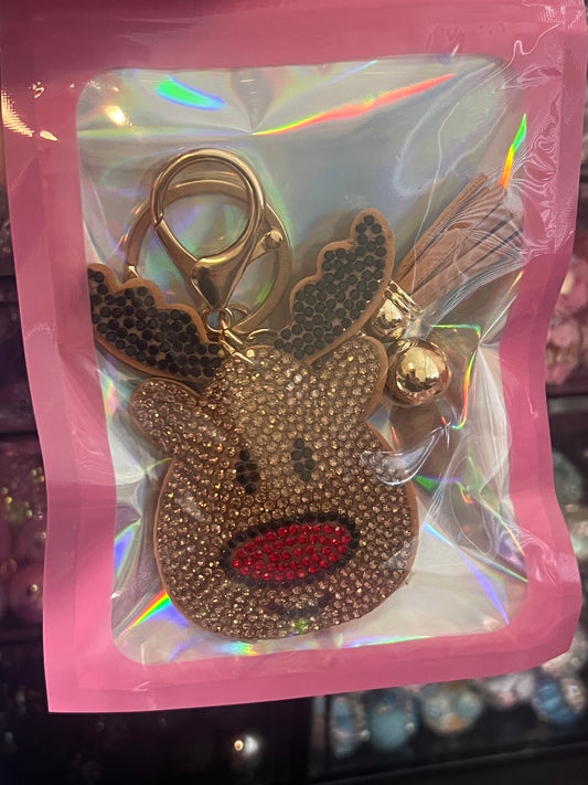 Reindeer - Keychain Bling