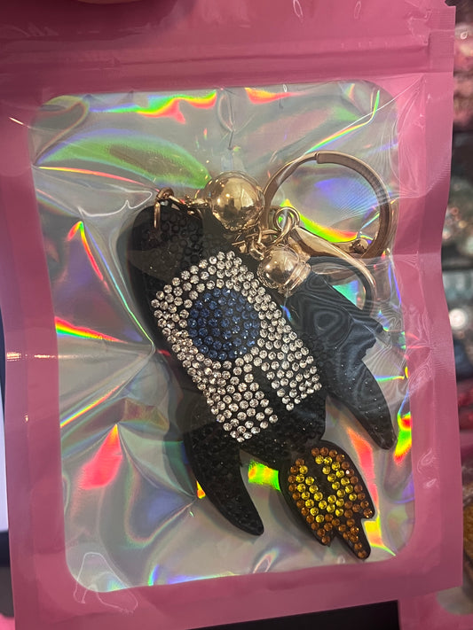 Spaceship- Keychain Bling