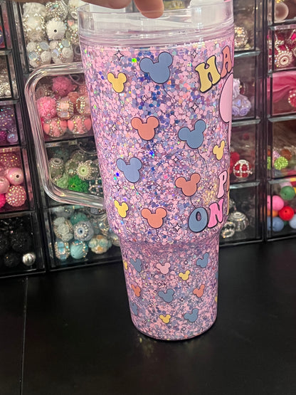 Happiest Place PREMADE TUMBLER
