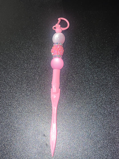 Pink Beadable Mail Opener