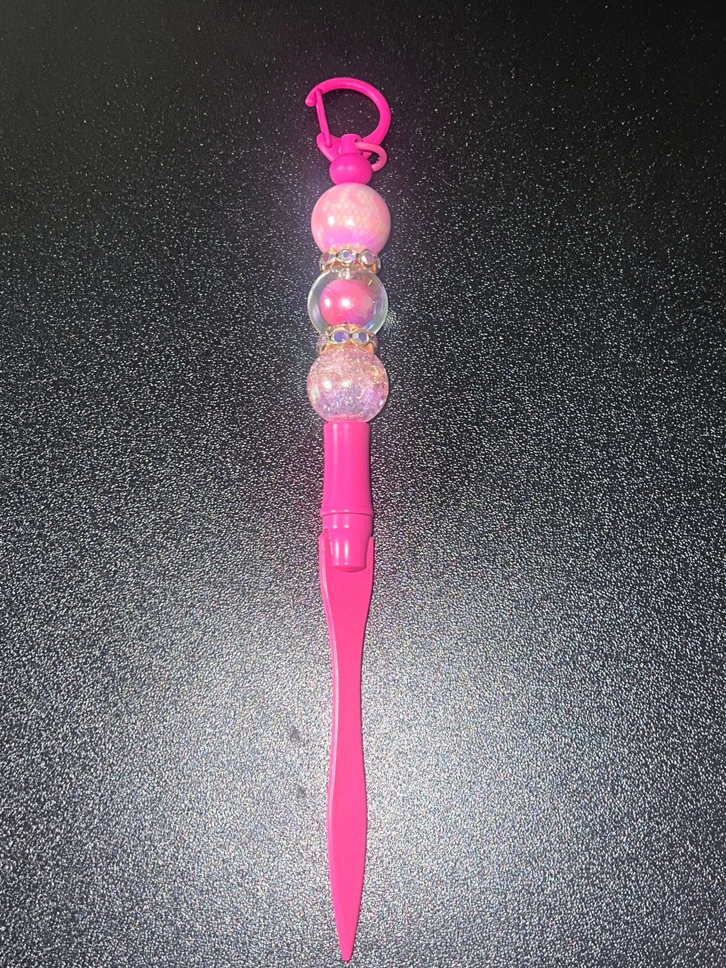 Hot Pink Beadable Mail Opener