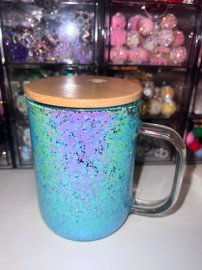 15 oz Glass Custom Mug