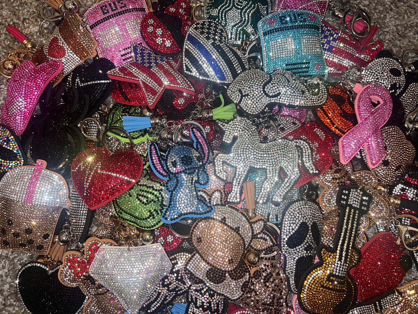 Mystery 5 PACK - Bling Keychains