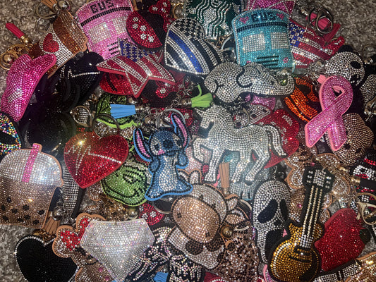Mystery 5 PACK - Bling Keychains