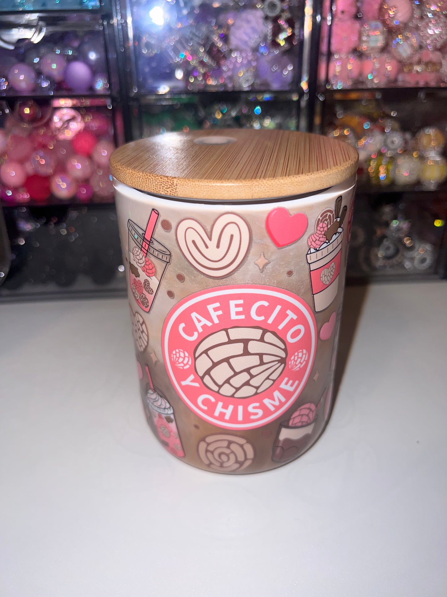 15 oz Glass Custom Mug
