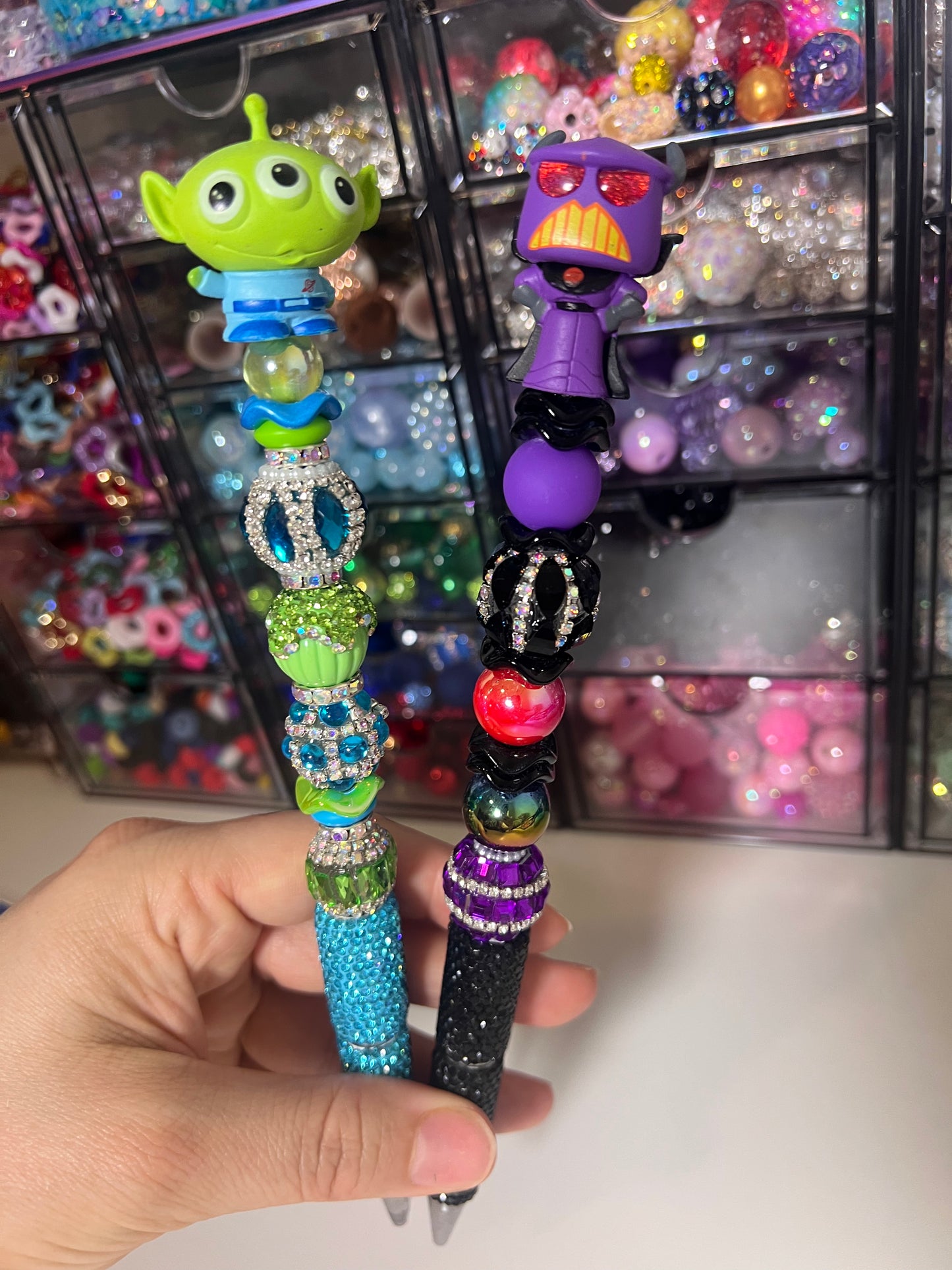 Extended Rhinestone Beadable Pen